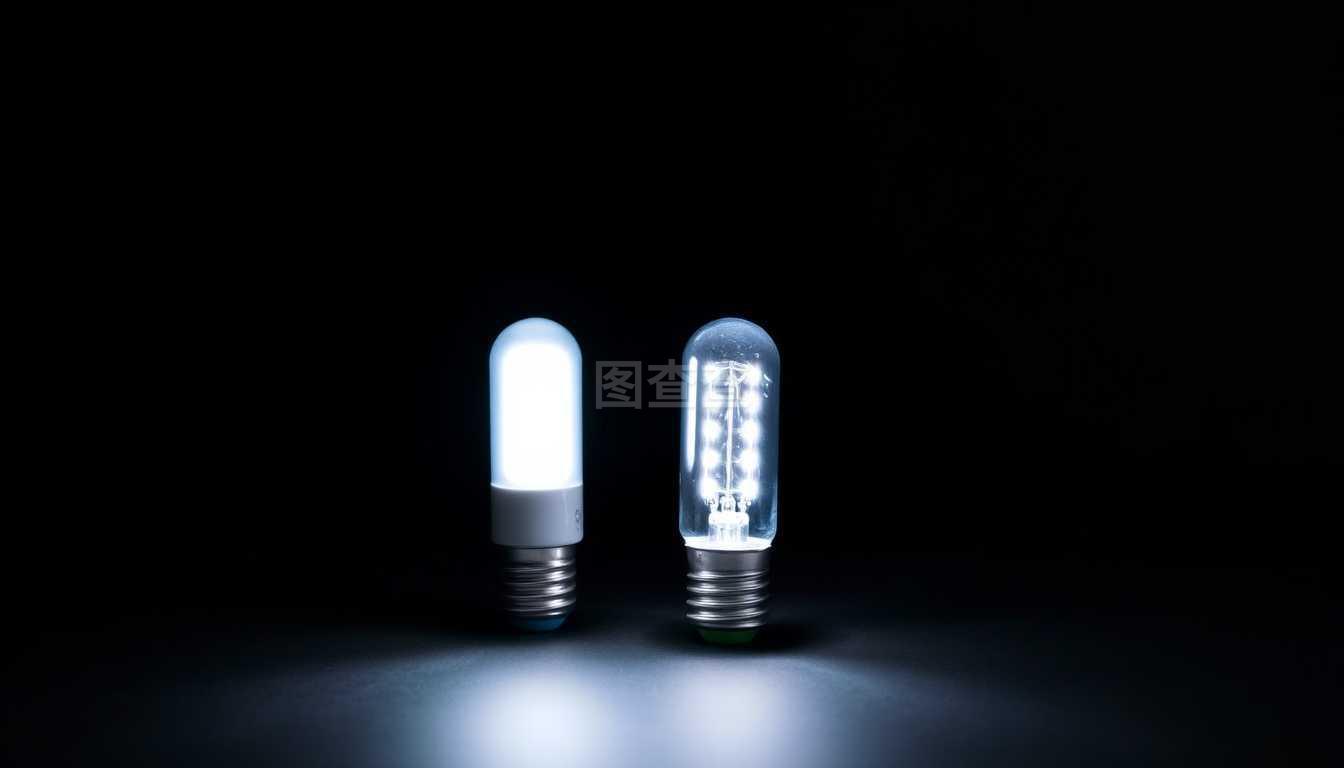 黑色背景下的三種LED燈 技術、視覺與應用的深層解析